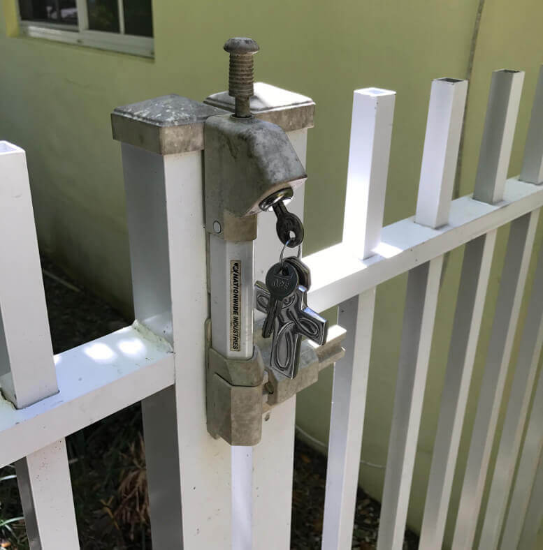 Gate Locks-Upgrade Security-1 Response Locksmith Miami Florida